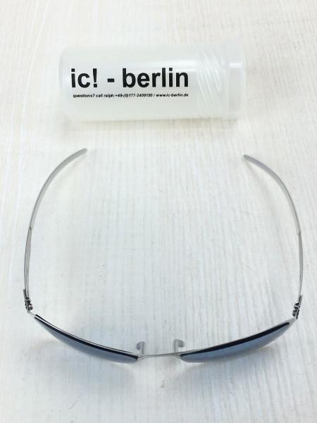 ic! berlin シルバー サングラス ケース付き