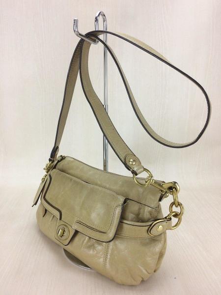 COACH(コーチ) / 2WAY/ショルダーバッグ/レザー/F17919/ベージュ 