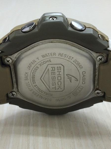 CASIO(カシオ) / クォーツ腕時計・G-SHOCK/デジアナ/シルバー/ベージュ