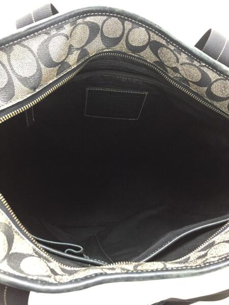 COACH(コーチ) / ショルダーバッグ/PVC/BLK/総柄/F70505/シグネチャー 