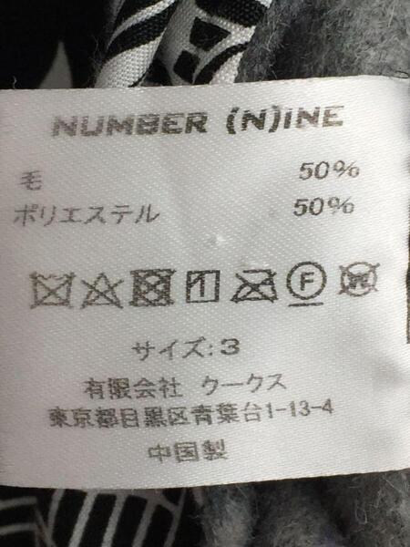 NUMBER (N)INE(ナンバーナイン) / チェスターコート/3/ウール/GRY 