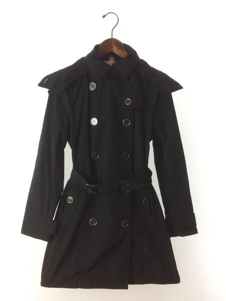 BURBERRY BRIT(バーバリーブリット) / トレンチコート/36/ナイロン/BLK 