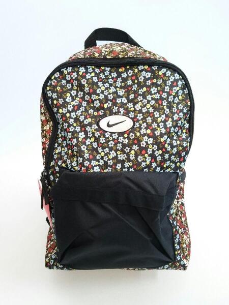 NIKE(ナイキ) / HERITAGE Backpack/25L/タグ付/リュック/BLK/花柄 
