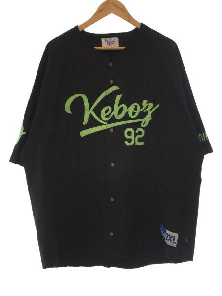 Keboz(ケボズ) / ベースボールシャツ/XXL/コットン/ブラック | 古着の 