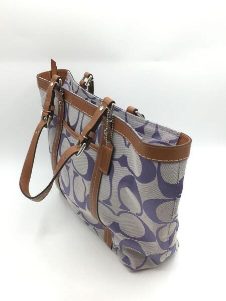 COACH(コーチ) / トートバッグ/シグネチャー/レザーコンビ/キャンバス 