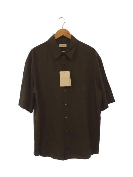 LEMAIRE(ルメール) / SOFT SILK/半袖シャツ/L/シルク/BRW 
