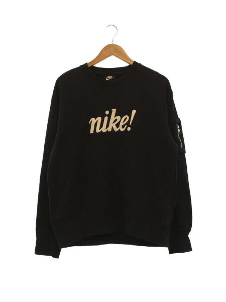 NIKE(ナイキ) / NSW AIRMOJI FT L/S /スウェット/L/コットン/ブラック 