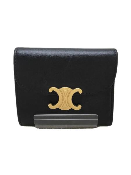 CELINEセリーヌ スモールフラップウォレットトリオンフ 三つ折り財布
