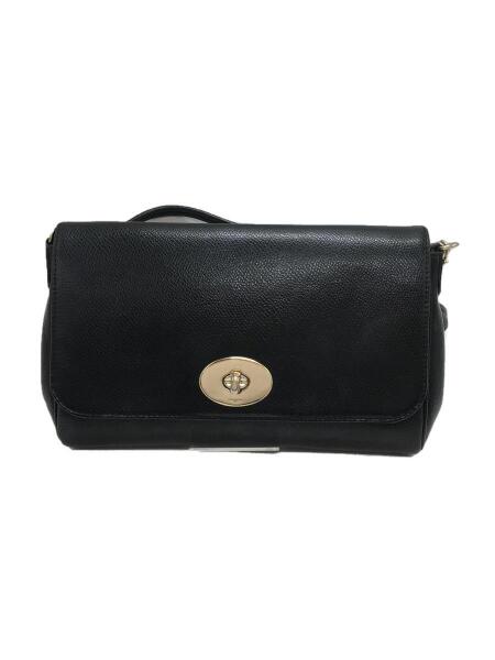 COACH 2WAY チェーンショルダーバッグ 黒 レザー F34602 COACH(コーチ) / 2way/チェーンショルダー/ショルダーバッグ/レザー