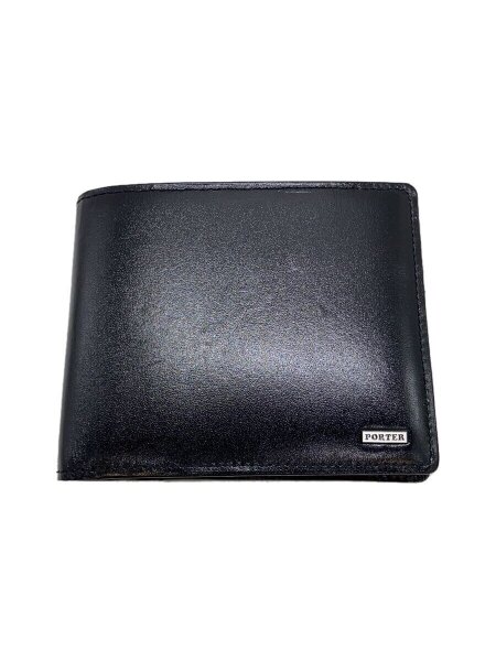 【未使用に近い】ポーター　porter 2つ折り財布 シーン ブラック 黒 楽天市場】ポーター シーン ウォレット 110-02921 10 ブラック