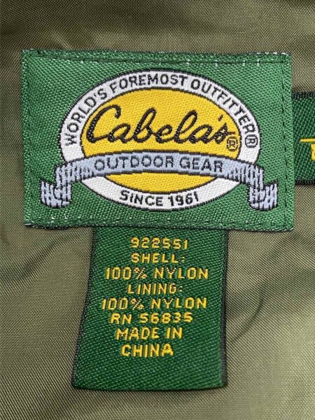 Cabela's(カベラス) / Vintage/90s～/フィッシングジャケット/SIZE:S
