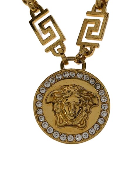 VERSACE ヴェルサーチ クリスタル ラ メドゥーサ グレカ ネックレス クリスタル ラ メドゥーサ グレカ ネックレス | 商品詳細