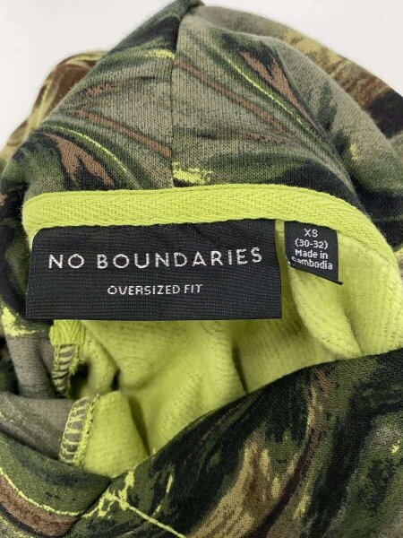 NO BOUNDARIES(ノーバウンダリーズ) / パーカー/マーブル/XS/コットン
