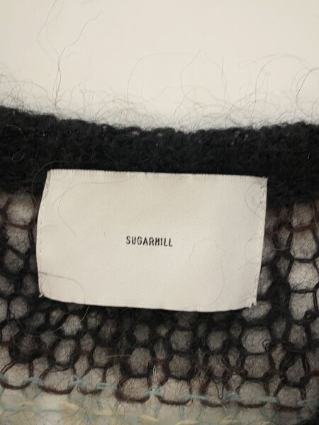 SUGARHILL(シュガーヒル) / MOHAIR STRIPE PULLOVER/1/モヘア/ブラック