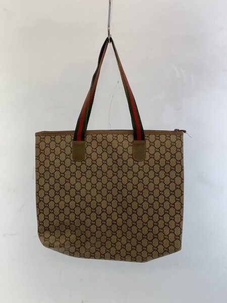 GUCCI PLUS(グッチプラス) / トートバッグ/--/BEG/総柄/角スレ有