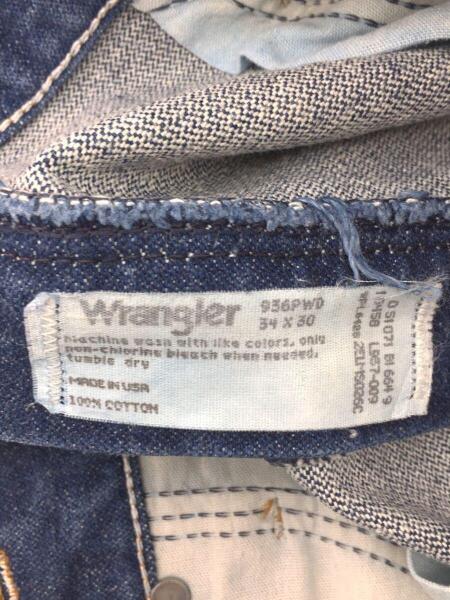 WRANGLER(ラングラー) / ストレートパンツ/34/デニム/IDG/無地/936PWD 