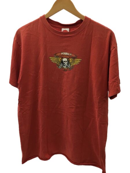 POWELL(パウエル) / 80s/のぞき見Tシャツ/--/コットン/RED/無地 
