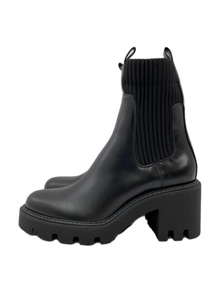 ZARA(ザラ) / サイドゴアブーツ/38/BLK/PVC | 中古品の販売・通販なら 