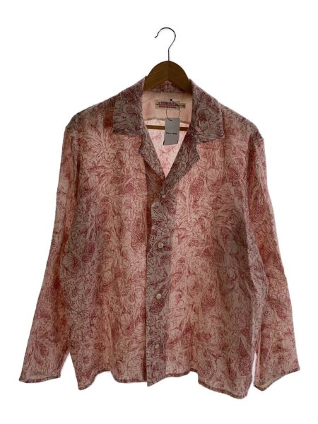 NICENESS(ナイスネス) / 20AW/長袖シャツ/L/ウール/レッド/総柄/NN