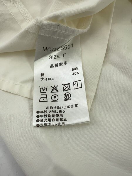 MACHATT(マチャット) / 半袖ブラウス/FREE/コットン/WHT/無地 | 古着の