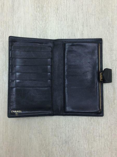 シャネル 二つ折り財布 A13498