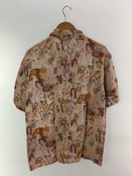 X-LARGE / 半袖シャツ/L/レーヨン/01201406 X-LARGE(エクストララージ) / 半袖シャツ/L/レーヨン/PNK/01201406