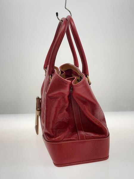 COACH(コーチ) / シグネチャー/型押し/ハンドバッグ/レザー/RED/総柄 