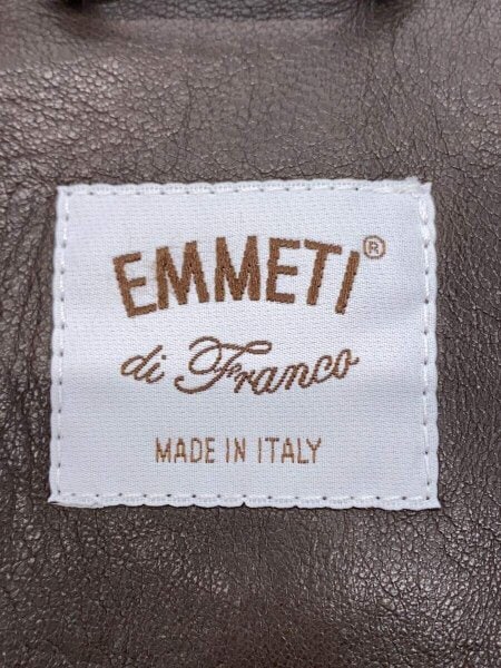 EMMETI(エンメティ) / レザージャケット・ブルゾン/44/羊革/BRW | 古着