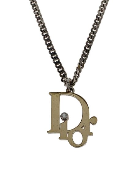 Christian Dior◇ネックレス/--/ジルコニア/GLD/トップ有/メンズ