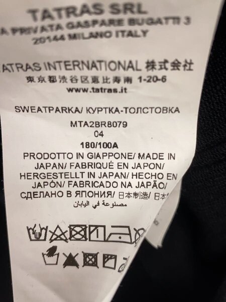 TATRAS(タトラス) / パーカー/4/コットン/BLK/MTA2BR8079 | 古着の販売