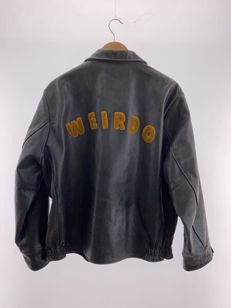 WEIRDO / レザージャケット・ブルゾン/2L/レザー/KHK/無地/WRD-15-AW-01// WEIRDO(ウィアード) / レザージャケット・ブルゾン/2L/レザー/KHK/無地