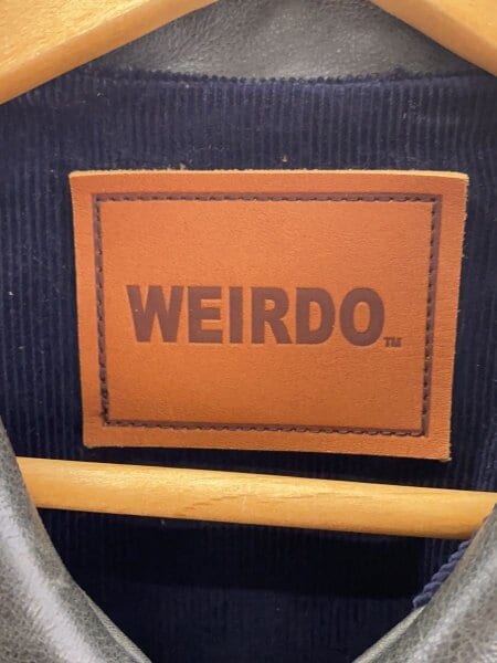 WEIRDO(ウィアード) / レザージャケット・ブルゾン/2L/レザー/KHK/無地