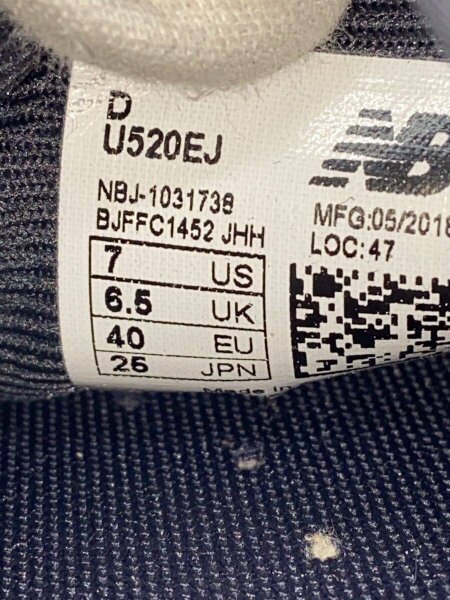 NEW BALANCE(ニューバランス) / ニューバランス/U520/25cm/NVY 