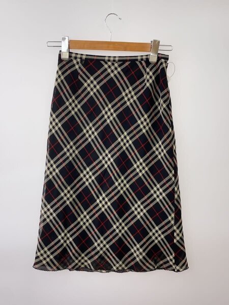 B3 未使用品 BURBERRY BLUE LABEL スカート 38 BURBERRY BLUE LABEL(バーバリーブルーレーベル) / スカート/38/ウール