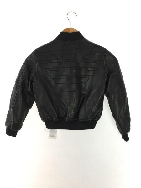 EMPORIO ARMANI / エンポリオアルマーニ/4UB55P 4UP55/ジャケット/サイズ6/羊革/ブラック/無地/ラムレザー EMPORIO ARMANI(エンポリオアルマーニ) / エンポリオアルマーニ/4UB55P