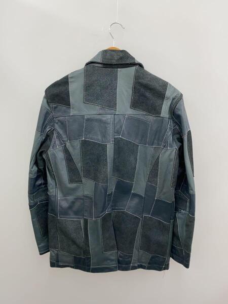 NEIGHBORHOOD パッチワーク レザー ジャケット L