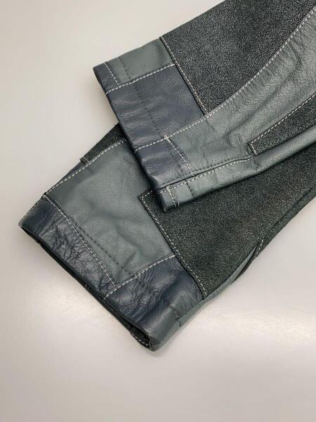 NEIGHBORHOOD パッチワーク レザー ジャケット L