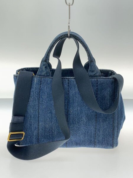 PRADA(プラダ) / カナパミニ/ハンドバッグ/デニム/IDG/B2439G// | 中古 