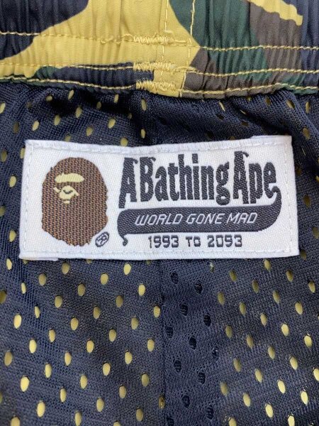 A BATHING APE / ショートパンツ/XL/ナイロン/マルチカラー/総柄/001SPI301020M A BATHING APE(アベイシングエイプ) / ショートパンツ/XL/ナイロン