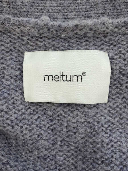 meltum(メルタム) / カーディガン(厚手)/--/ナイロン/GRY/無地 | 古着 