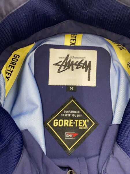 STUSSY(ステューシー) / ステンカラーコート/S/ナイロン/NVY/GORE-TEX