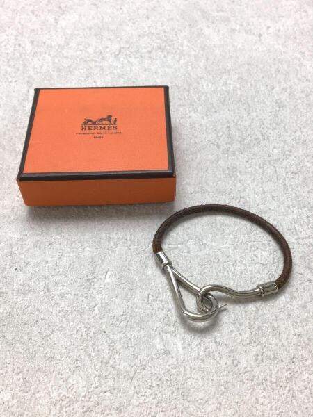 HERMES(エルメス) / ジャンボフックブレスレット/レザー/BRW | 中古品 