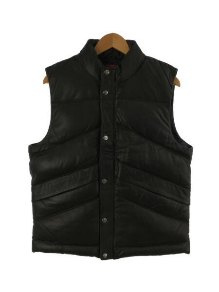 Supreme(シュプリーム) / 09AW/Leather Puffy Vest/ダウンベスト/L 