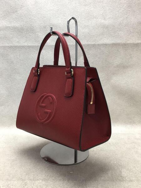 GUCCI(グッチ) / GC/ソーホー/ショルダーバッグ/レザー/RED/607722 