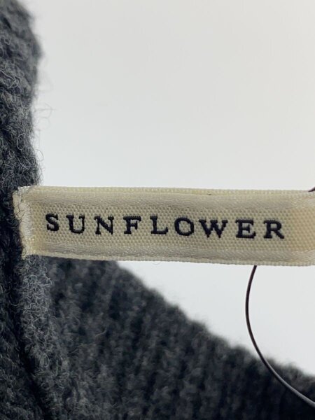 Sunflower(サンフラワー) / 20AW/ムーンテキストニット/M/ウール/GRY 