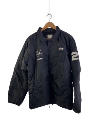 Coaches Jacket – Black | Outerwear | Stüssy Japan ステューシー　ボアコーチジャケット　キッズ