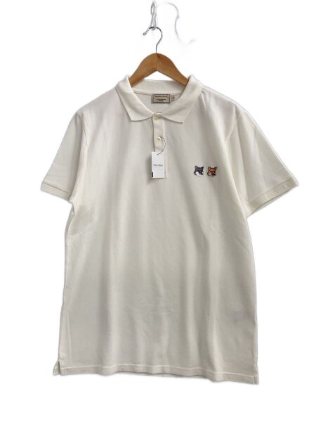 MAISON KITSUNE(メゾンキツネ) / ポロシャツ/XL/コットン/WHT 