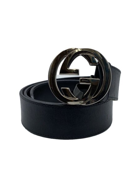 GUCCI(グッチ) / ベルト_インターロッキングG/--/BLK/メンズ