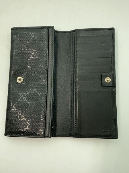 GUCCI グッチ GGインプリメ PVCレザー長財布 GUCCI(グッチ) / 長財布_GGインプリメ/PVC/BLK/メンズ | 中古品の販売