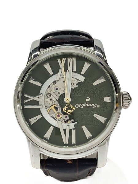 Orobianco(オロビアンコ) / 自動巻腕時計/アナログ/レザー/KHK/BRW 